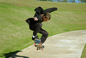 Skateboarding