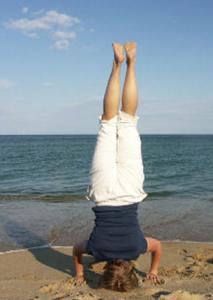 supported headstand