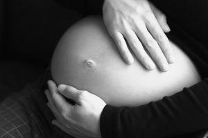 Pregnant woman's abdomen