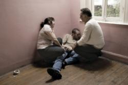 Family dealing with addiction
