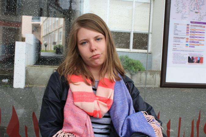 unhappy girl