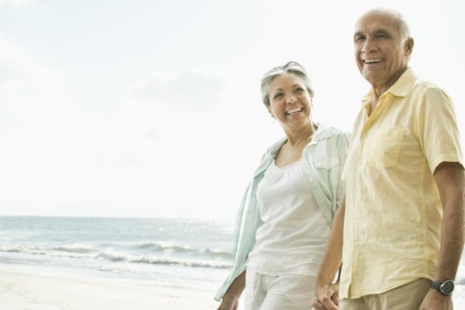Adultos mayores cita romántica