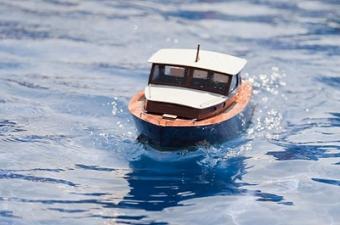 antique toy boat