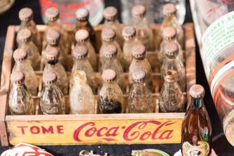 Vintage Coca Cola bottles