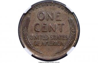 1943 CENT Struck on a Bronze Planchet