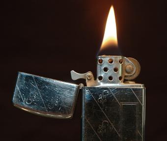 1968 slim model Zippo lighter