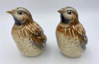 Pair of vintage Goebel Quails