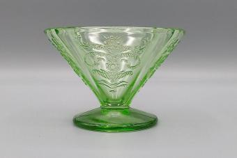 Green Madrid Depression Glass Sherbet