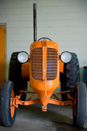 Antique Oliver Tractor on display