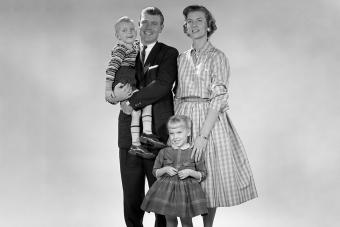 1950s family portrait