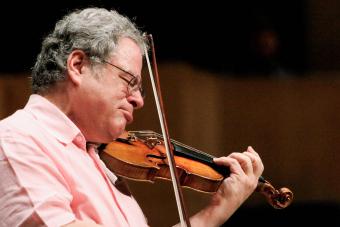 Famous Israeli violinist Itzhak Perlman