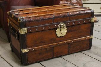 1930's era Steamer Trunk Coffee Table