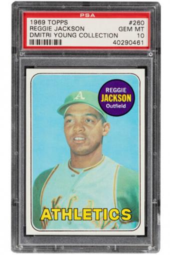 Sold at Auction: 1976 Topps Reggie Jackson Psa 7