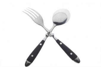 Ebony handled flatware