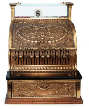 Old Fashioned Cash Register Replica Old Fashioned Cash Register Replica