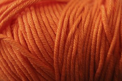 Orange yarn