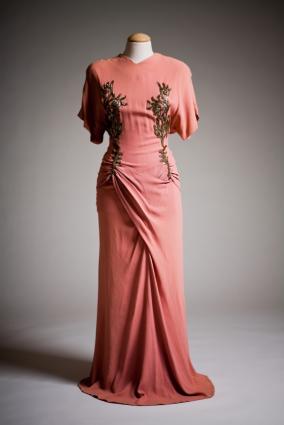 1940s evening gown