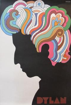 Bob Dylan Promo Poster by Milton Glaser