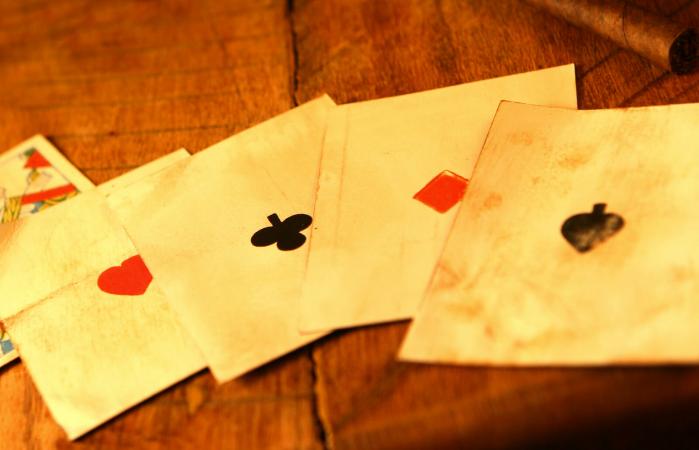 antique playing cards