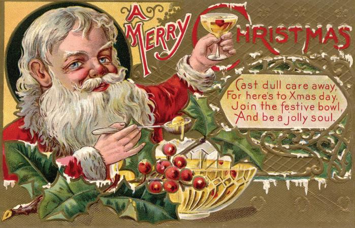 Vintage Christmas postcard
