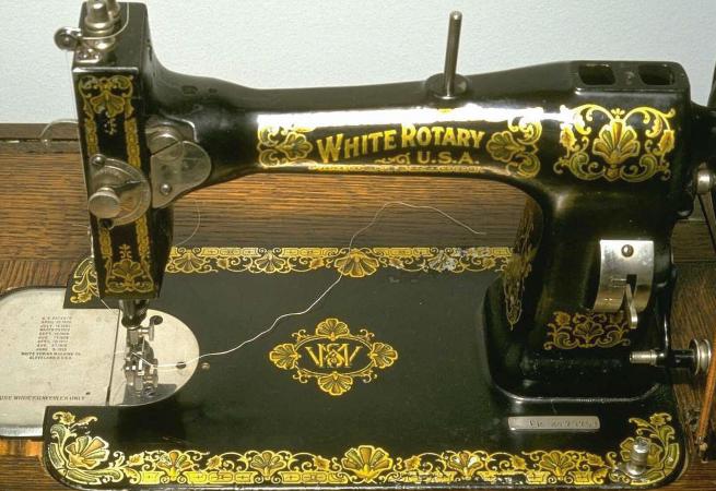 White Rotary Sewing Machine