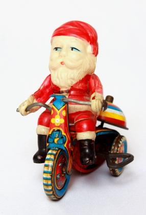 vintage toy santa