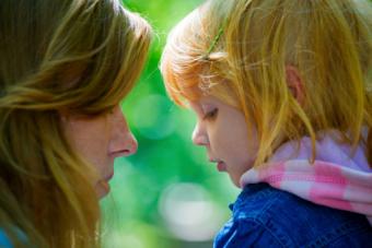 Mother with daughter