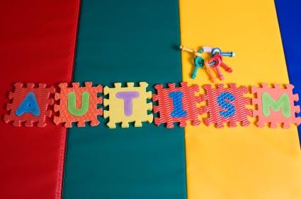 autism sign with keys
