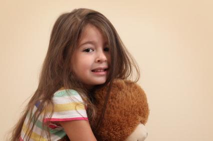 Child with teddy bear