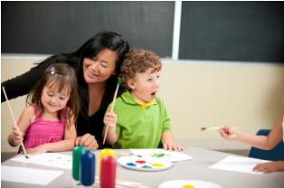 Using art activities to teach children with autism