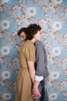 Couple embracing