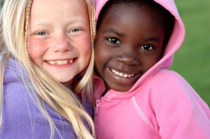 Two smiling children