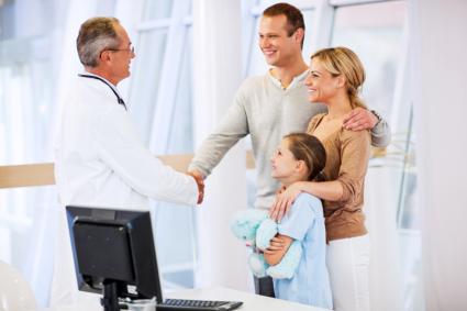 talking with doctor