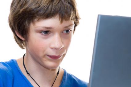 boy at computer
