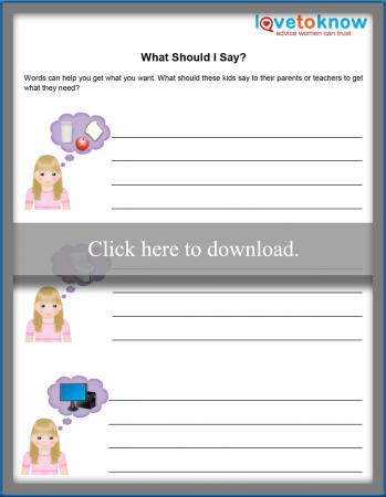 What Should I Say? Printable PDF