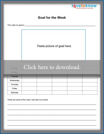 Goal for the Week Printable