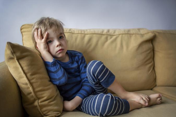 A boy with CDD