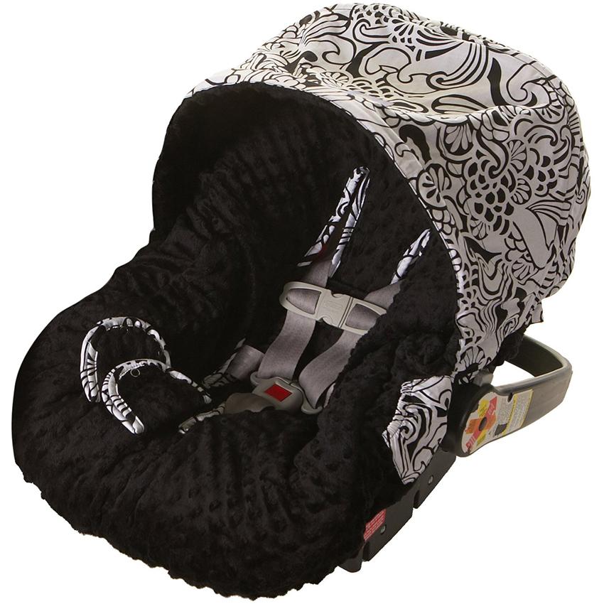 Types Of Infant Car Seat Covers Lovetoknow Infant Car Seat Slipcovers