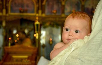 Cute Baby Boy Looking Away