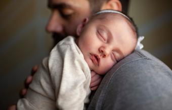 newborn baby's face 