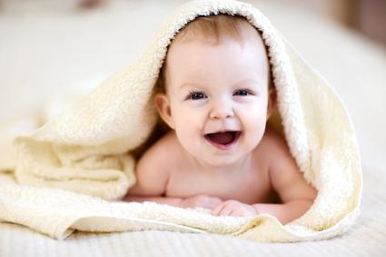 Laughing baby