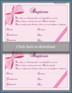 Girl Gift Invitation