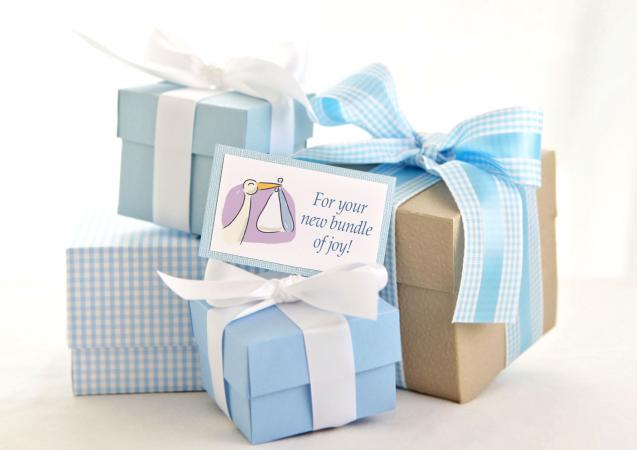 gift card with baby clip art