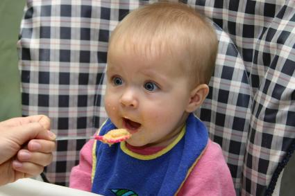 feeding baby