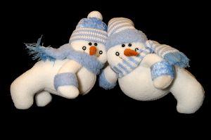 Matching snowman Christmas gifts for twins