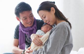 La familia en la maternidad