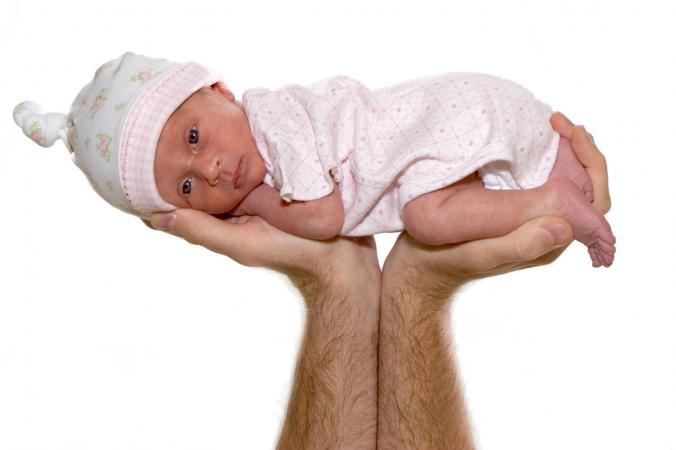 1 semana de edad niña prematura
