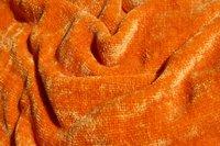 orange chenille fabric
