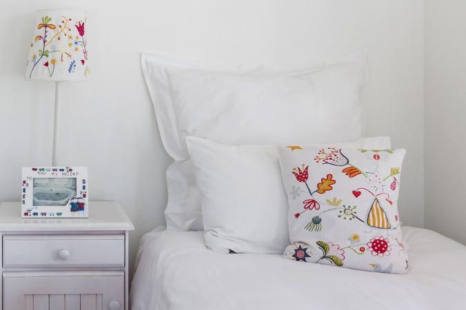 Fun colorful bedroom bedding decor