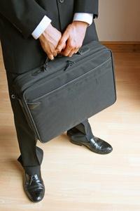man with briefcase